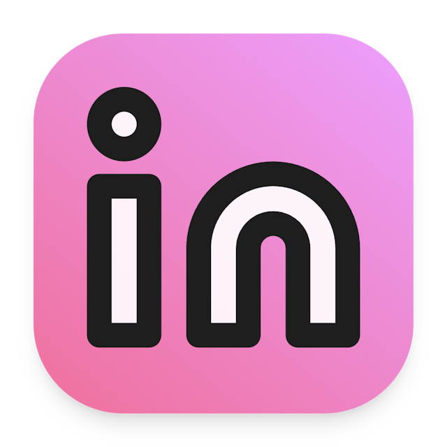 Linkedin icon for Blog logo