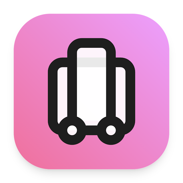 Luggage icon for Mobile App logo