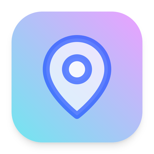 Map Pin icon for Mobile App logo