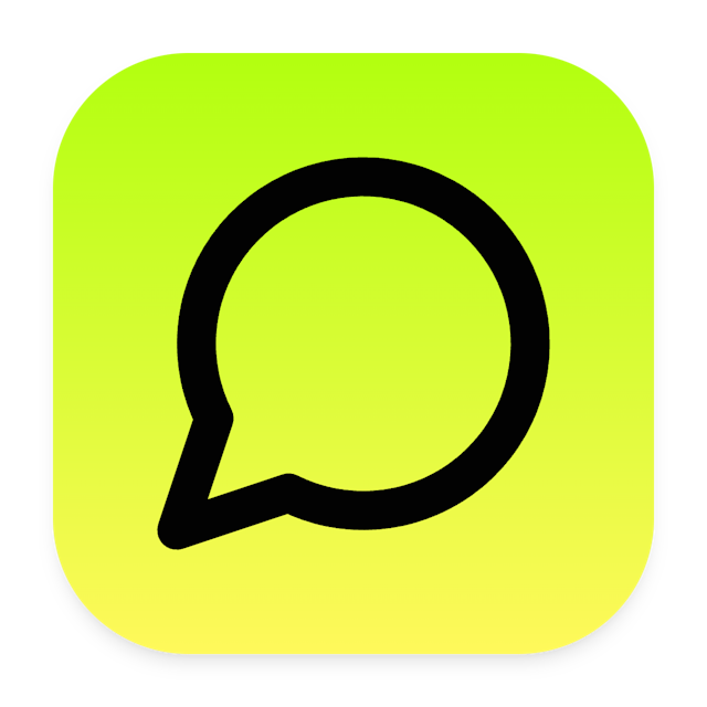 Message Circle icon for Mobile App logo