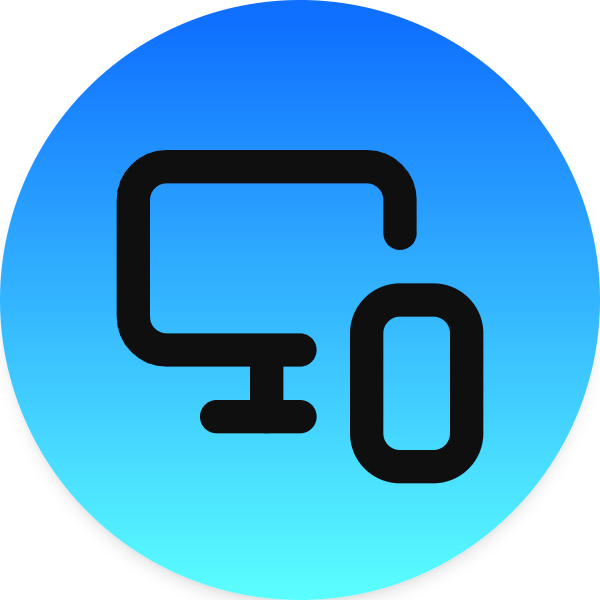Monitor Smartphone icon for SaaS logo