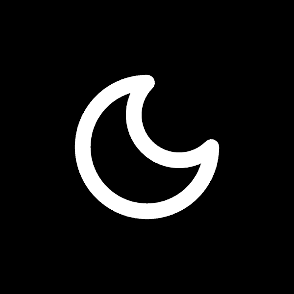 Moon icon for Restaurant logo