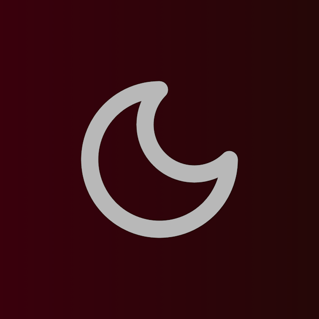 Moon icon for Mobile App logo