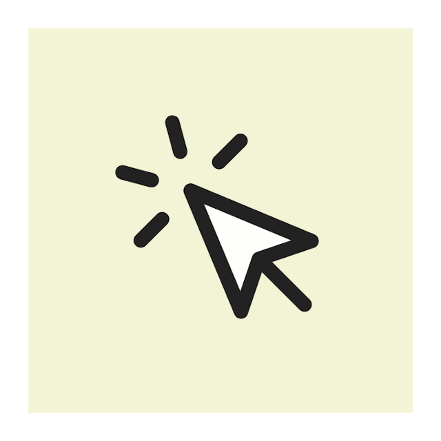 Mouse Pointer Click icon for Blog logo