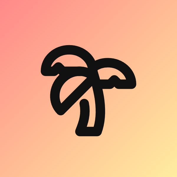 Palmtree icon for Restaurant logo