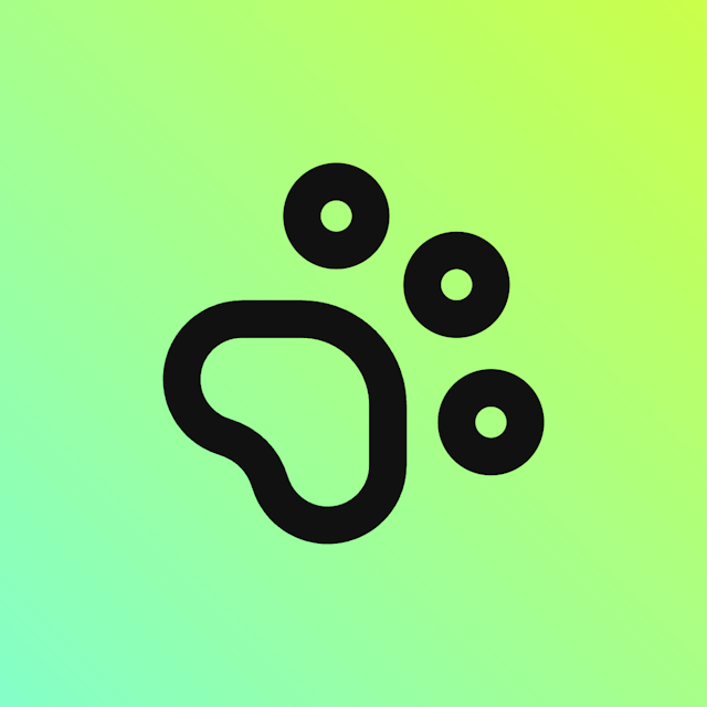 Paw Print icon for Photography logo
