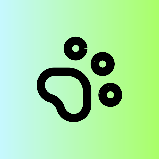 Paw Print icon for Barber Shop logo