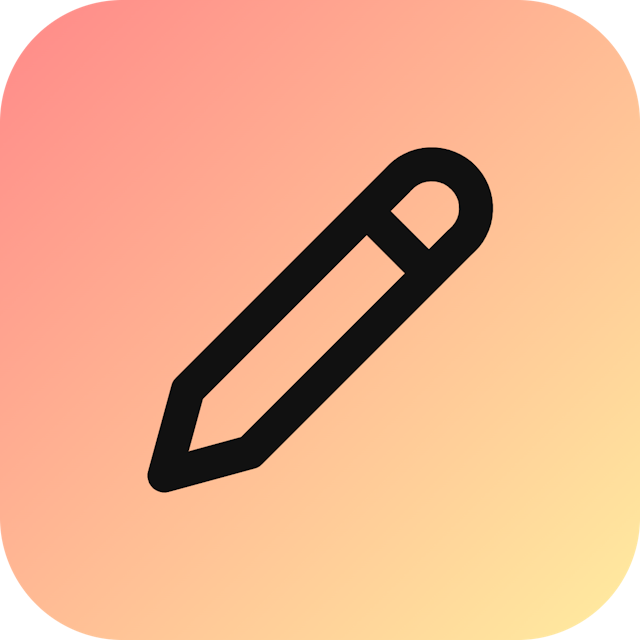 Pencil icon for Book logo