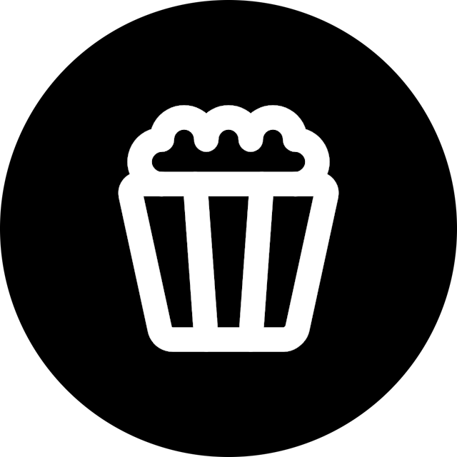 Popcorn icon for SaaS logo