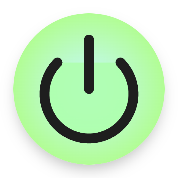 Power icon for Newsletter logo