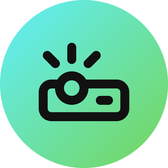Projector icon for Marketplace logo