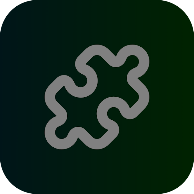 Puzzle icon for Game logo