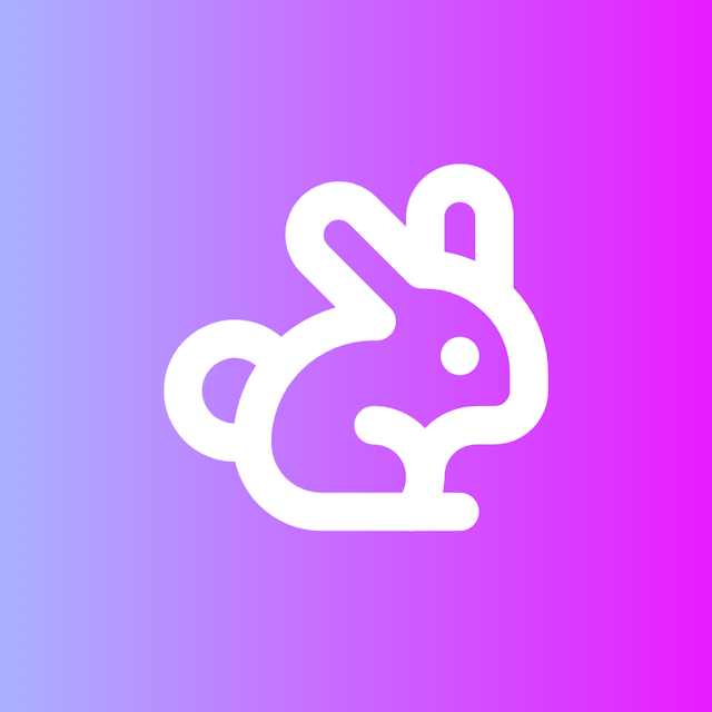 Rabbit icon for Tattoo Parlor logo