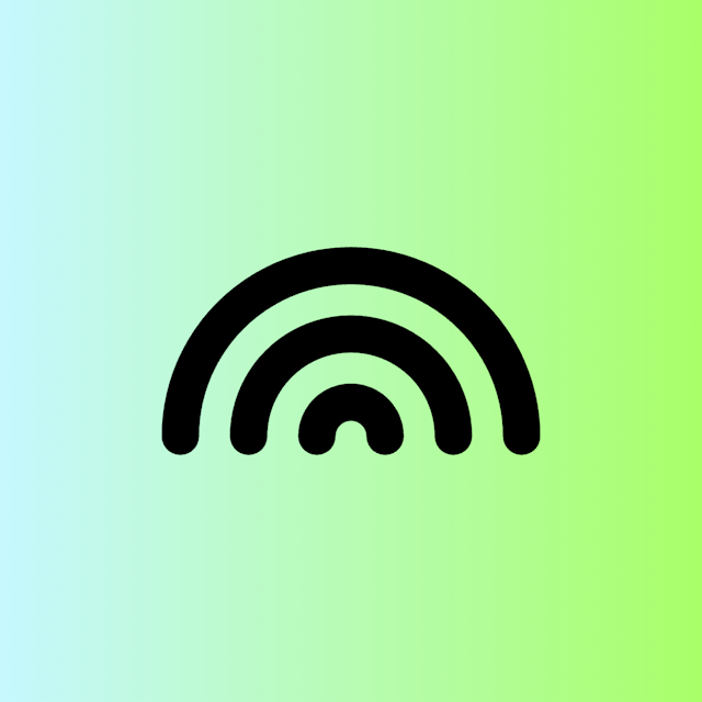 Rainbow icon for SaaS logo
