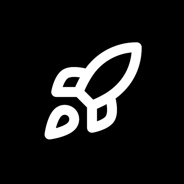 Rocket icon for Blog logo