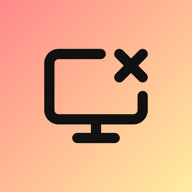 Screen Share Off icon for SaaS logo