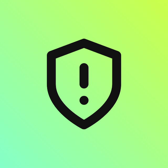 Shield Alert icon for Tattoo Parlor logo