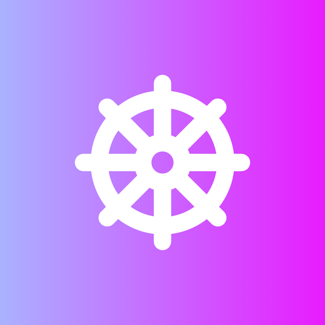Ship Wheel icon for SaaS logo