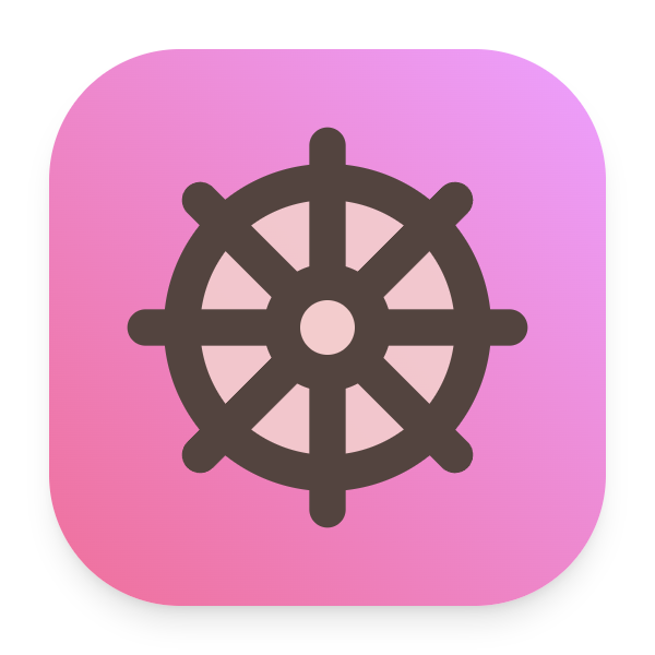Ship Wheel icon for Blog logo