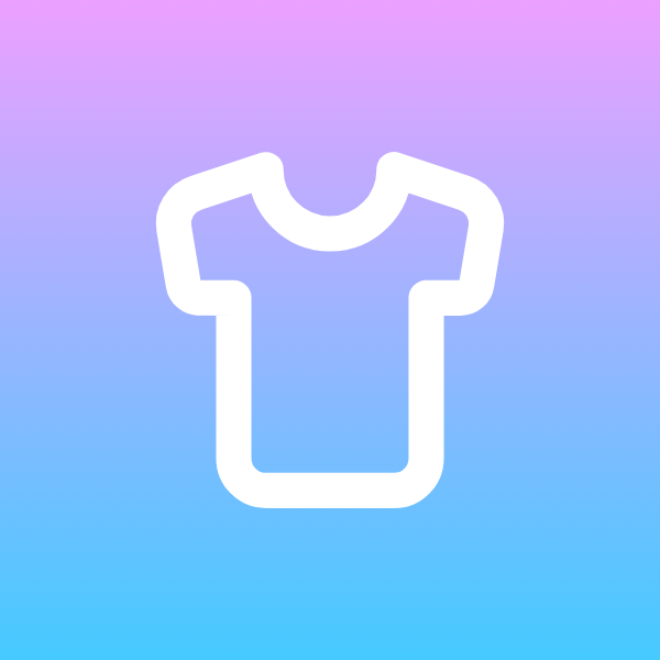 Shirt icon for Social Media logo