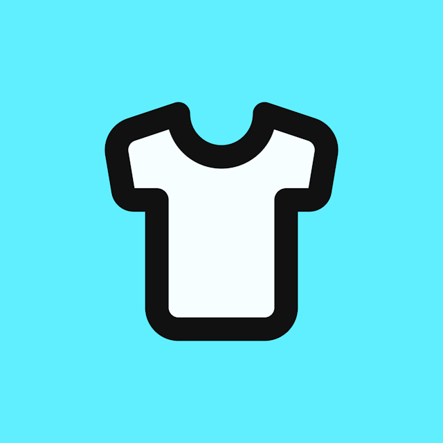 Shirt icon for Clothing logo