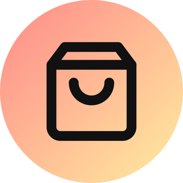 Shopping Bag icon for Ecommerce logo
