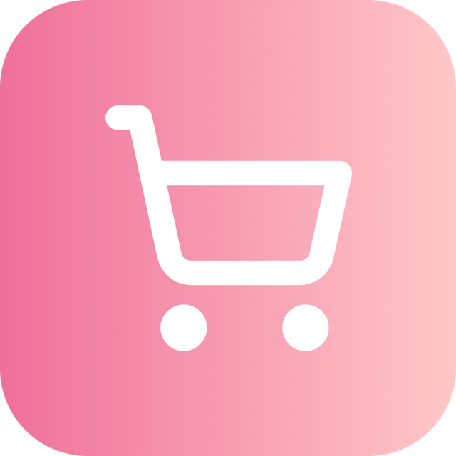 Shopping Cart icon for Mobile App logo