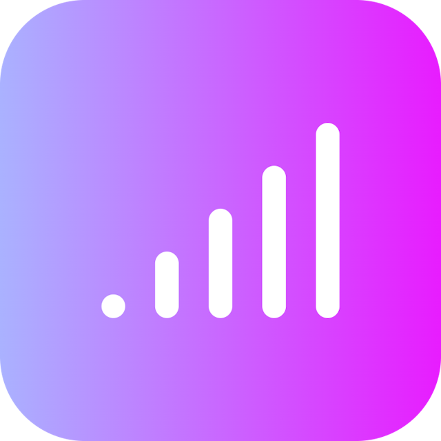 Signal icon for Mobile App logo