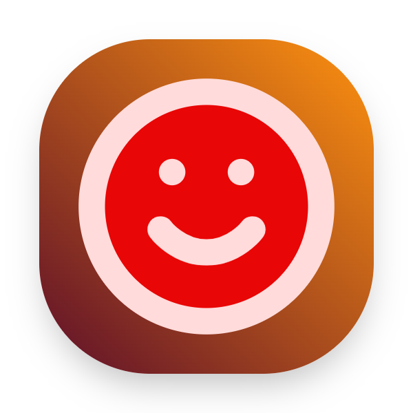 Smile icon for Mobile App logo