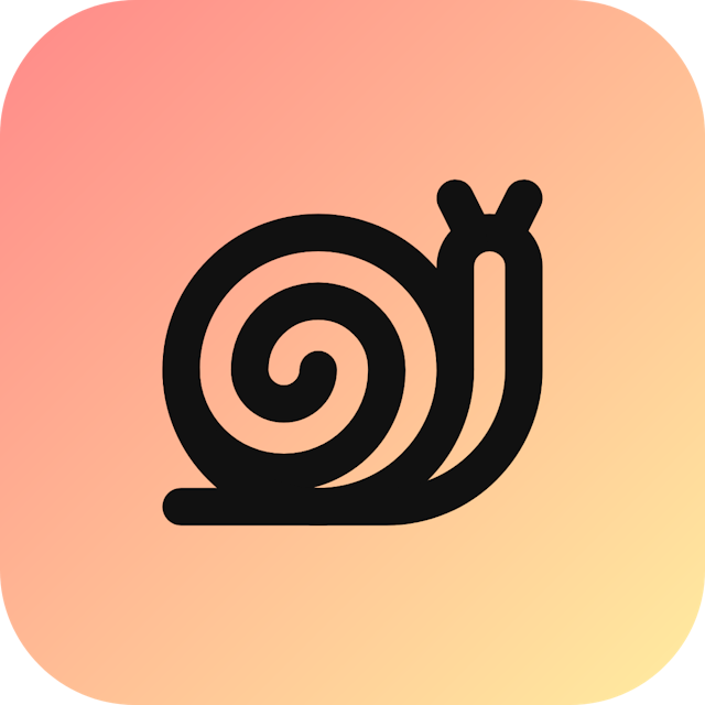Snail icon for Restaurant logo