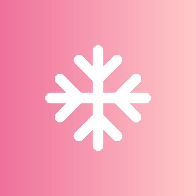 Snowflake icon for Clothing logo