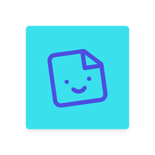 Sticker icon for Mobile App logo