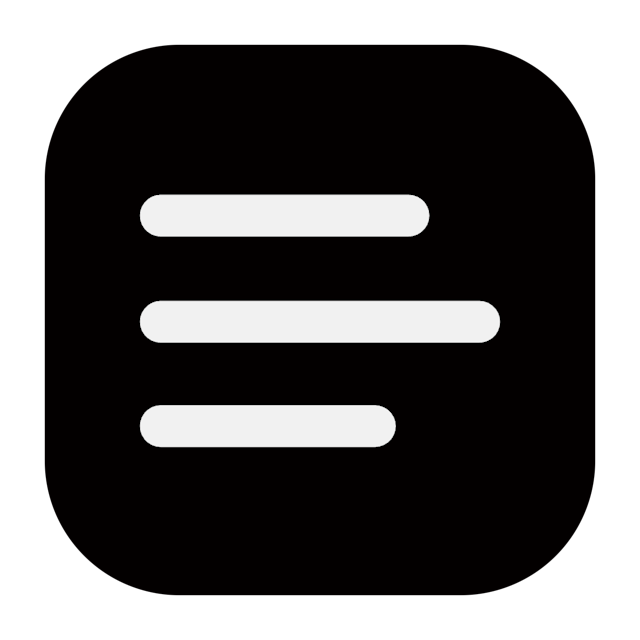 Text icon for SaaS logo