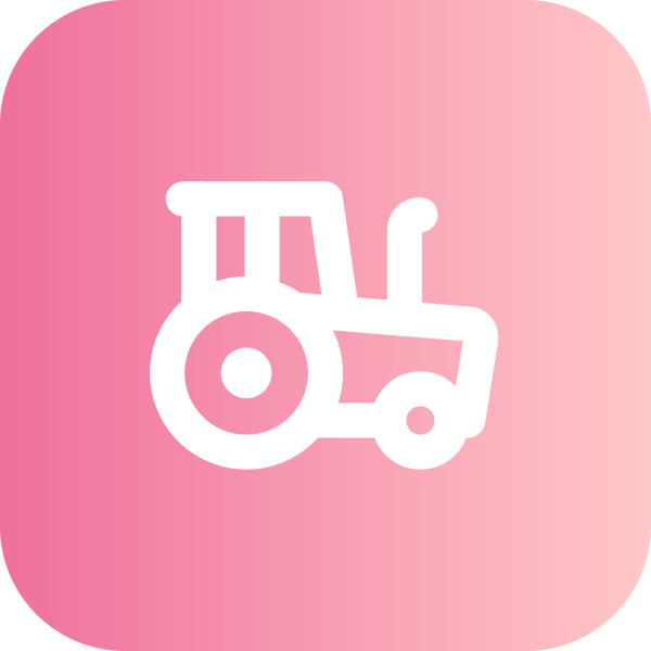 Tractor icon for SaaS logo