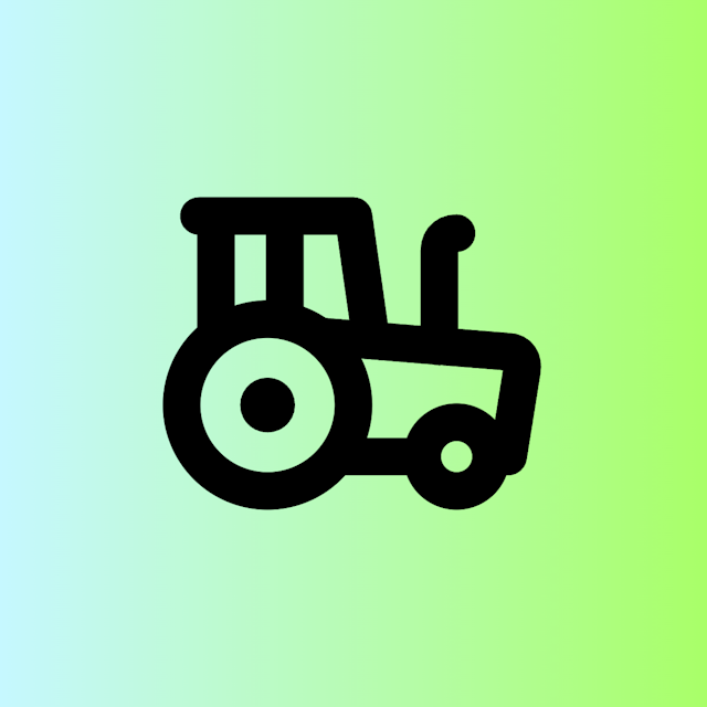 Tractor icon for Grocery logo