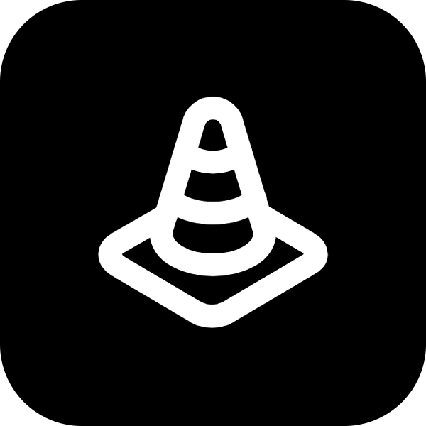 Traffic Cone icon for SaaS logo