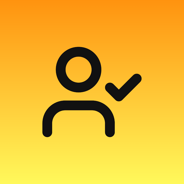 User Check icon for Restaurant logo