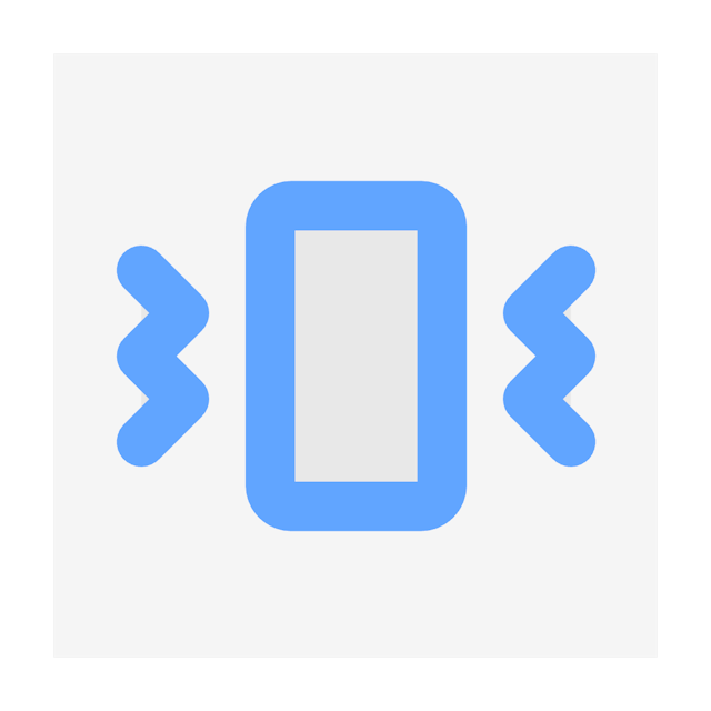 Vibrate icon for Mobile App logo