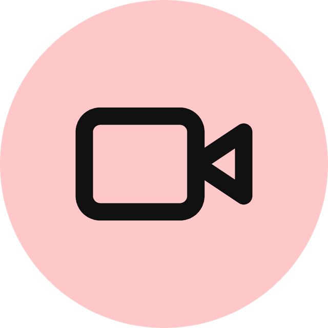 Video icon for Social Media logo