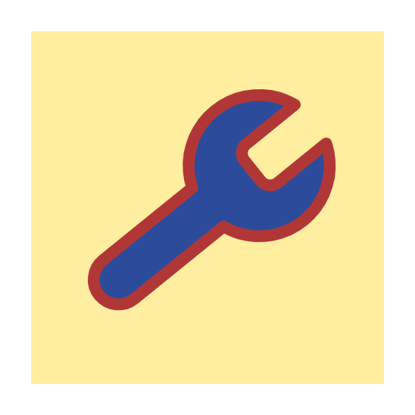 Wrench icon for Ecommerce logo