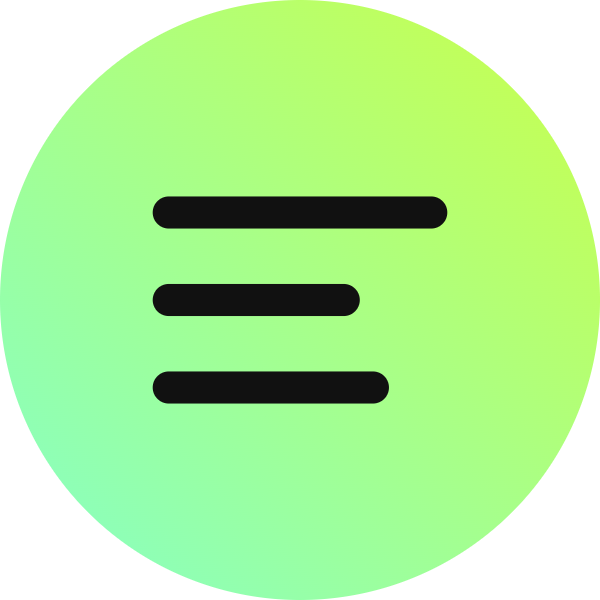 Align Left icon for SaaS logo