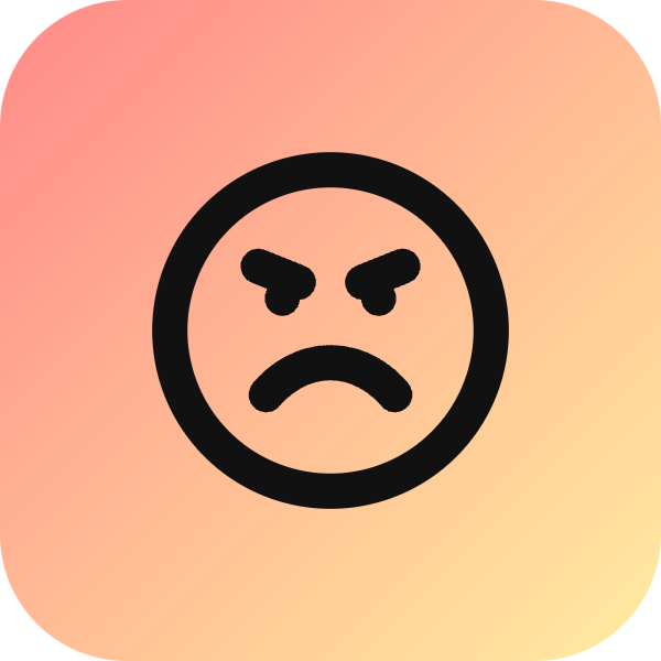 Angry icon for Photography logo