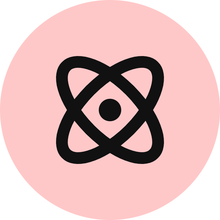 Atom icon for SaaS logo