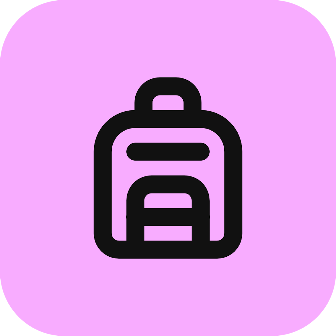 Backpack icon for Clothing logo