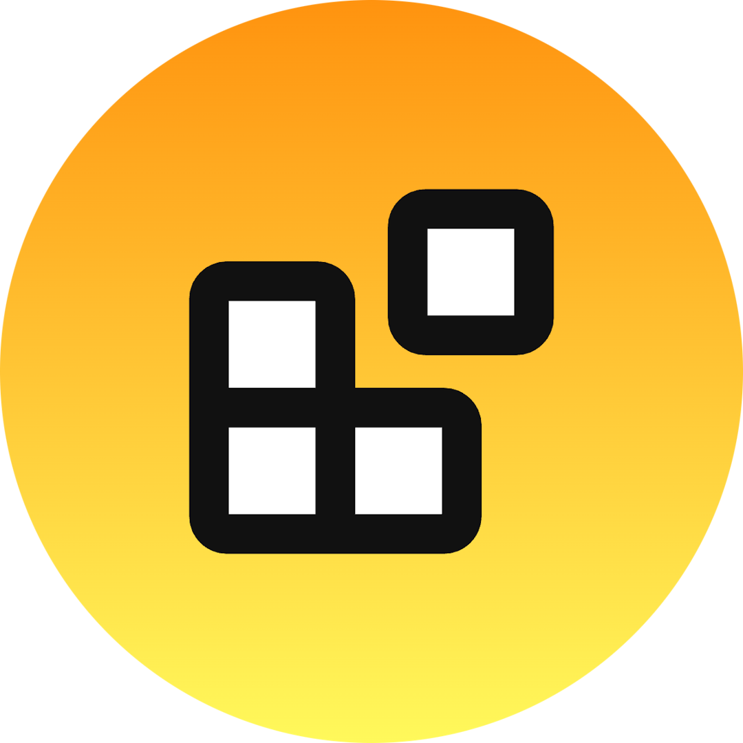Blocks icon for Social Media logo