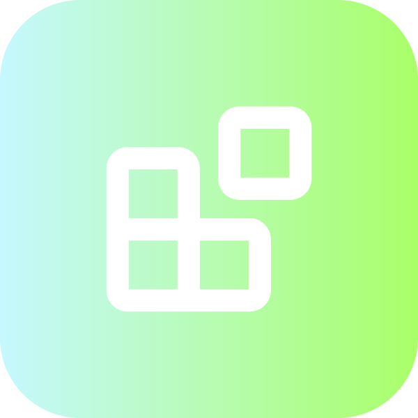 Blocks icon for Ebook logo