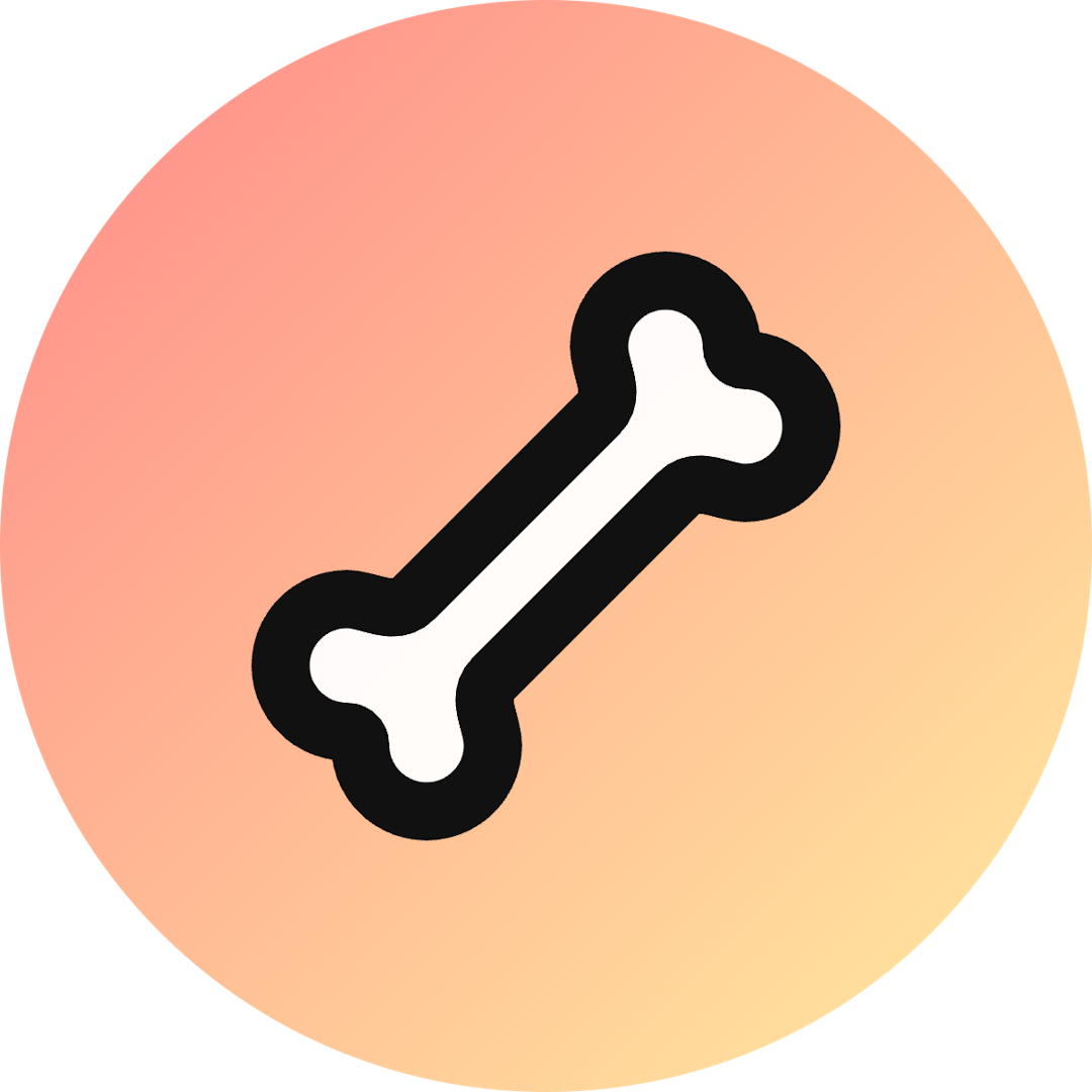 Bone icon for Ecommerce logo