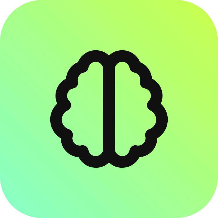 Brain icon for Website logo