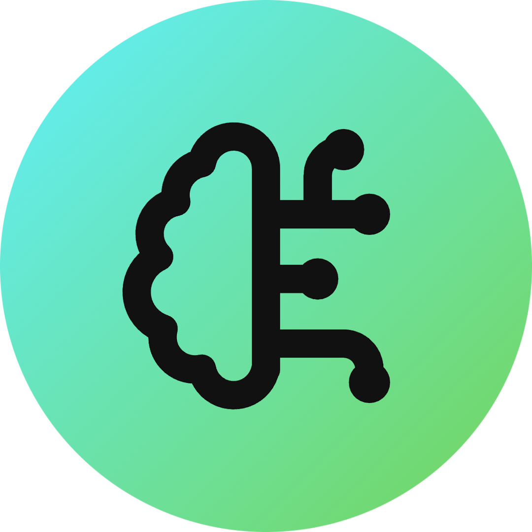 Brain Circuit icon for SaaS logo