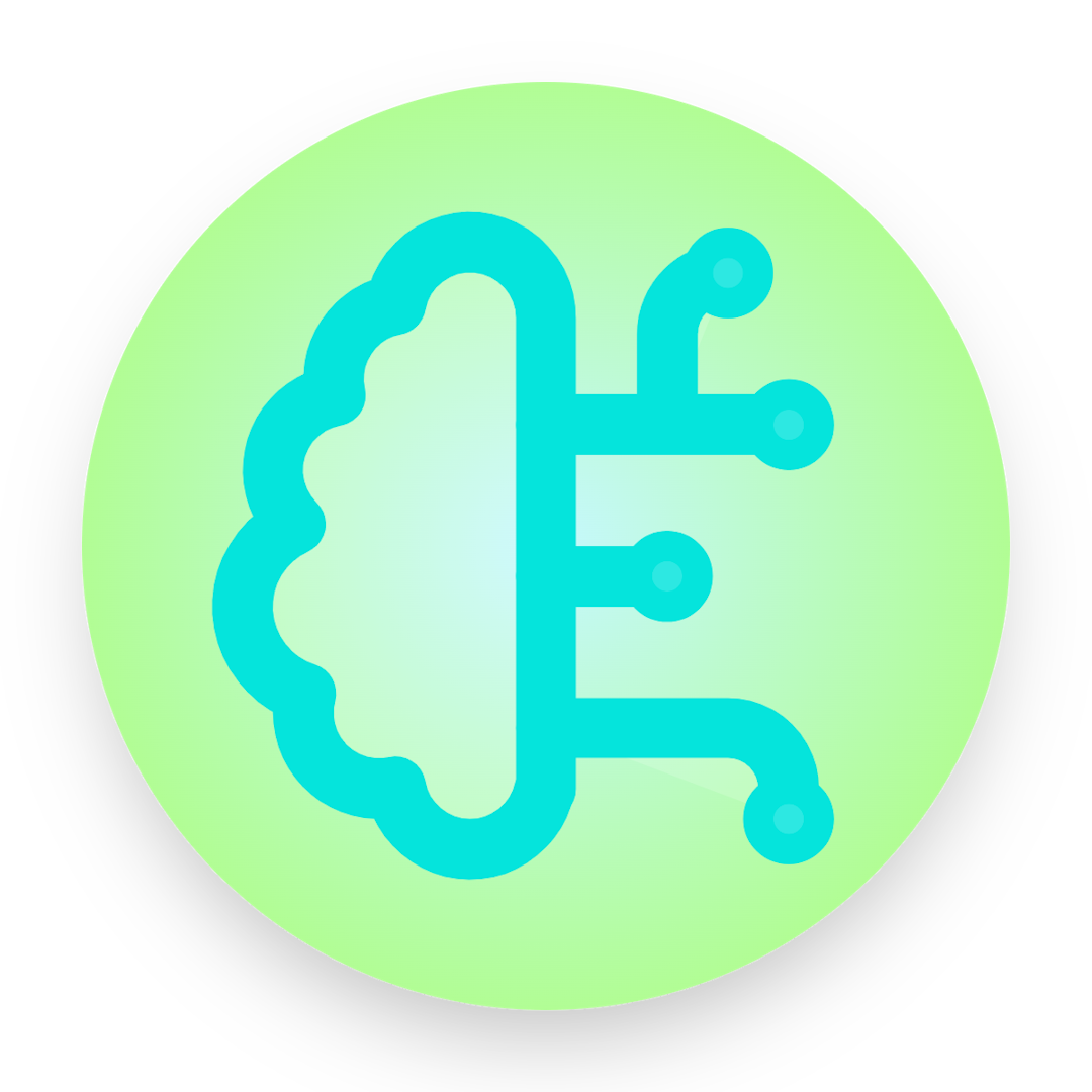 Brain Circuit icon for Website logo